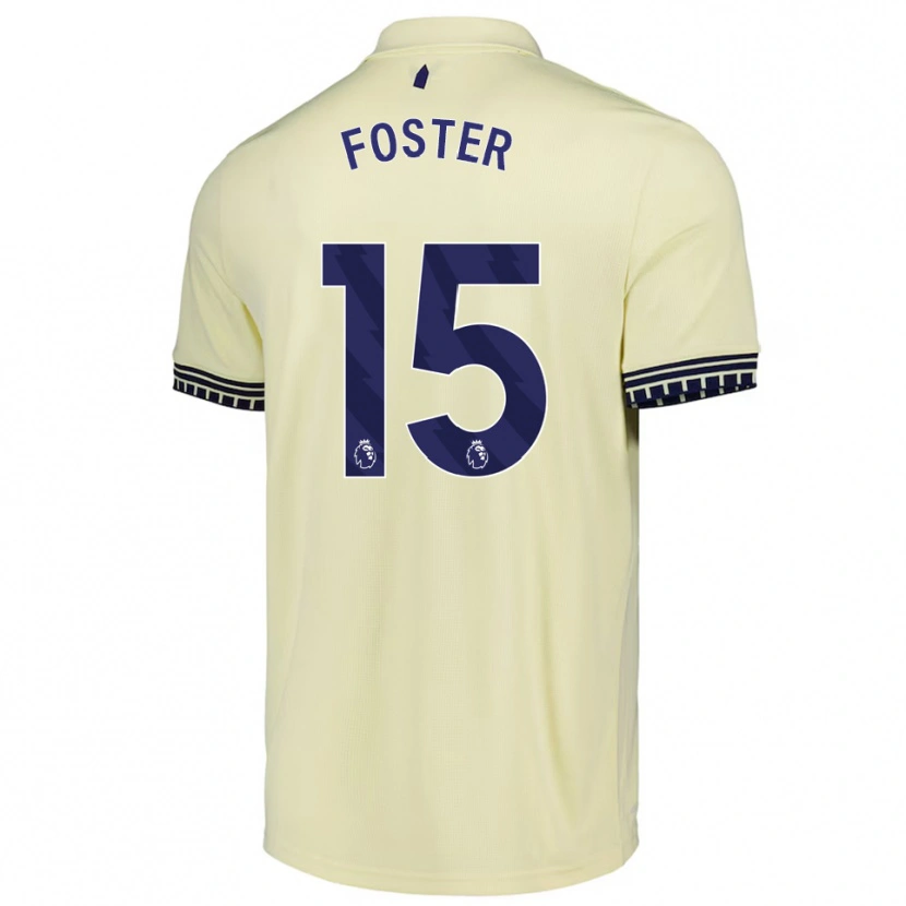 Danxen Damen Harvey Foster #15 Creme Weiß Schwarz Auswärtstrikot Trikot 2025/26 T-Shirt Österreich