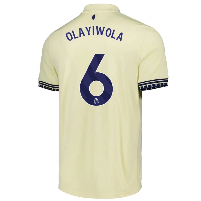 Danxen Damen Malik Olayiwola #6 Creme Weiß Schwarz Auswärtstrikot Trikot 2025/26 T-Shirt Österreich