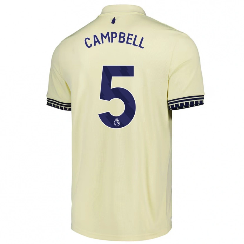 Danxen Damen Elijah Campbell #5 Creme Weiß Schwarz Auswärtstrikot Trikot 2025/26 T-Shirt Österreich