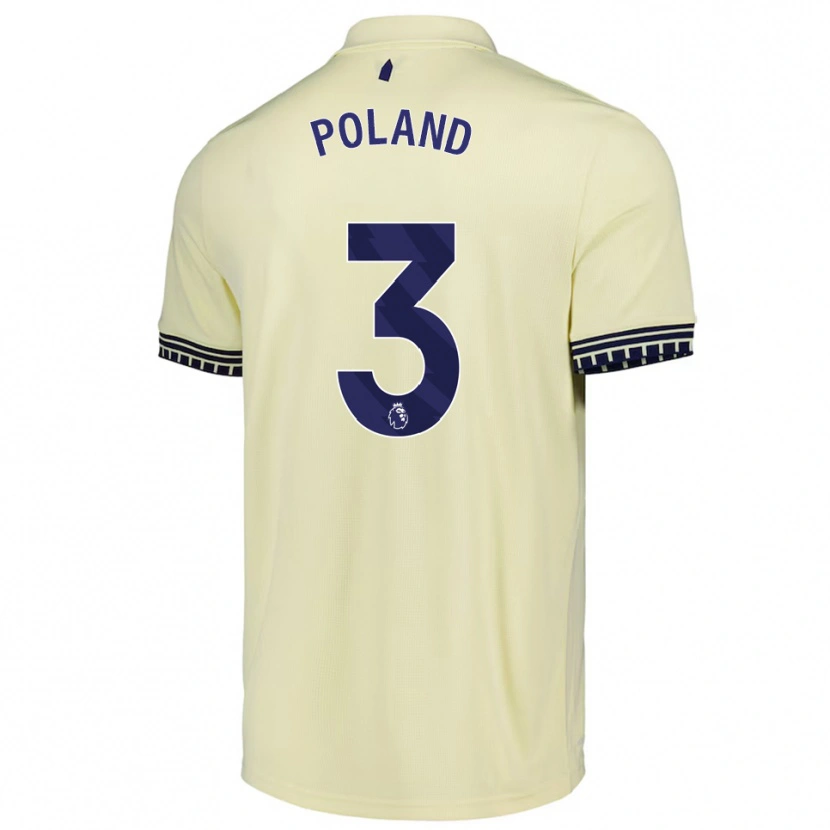Danxen Damen Louis Poland #3 Creme Weiß Schwarz Auswärtstrikot Trikot 2025/26 T-Shirt Österreich