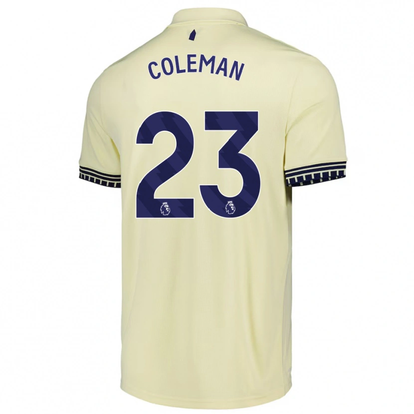 Danxen Damen Séamus Coleman #23 Creme Weiß Schwarz Auswärtstrikot Trikot 2025/26 T-Shirt Österreich