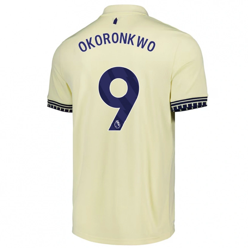 Danxen Damen Francis Okoronkwo #9 Creme Weiß Schwarz Auswärtstrikot Trikot 2025/26 T-Shirt Österreich