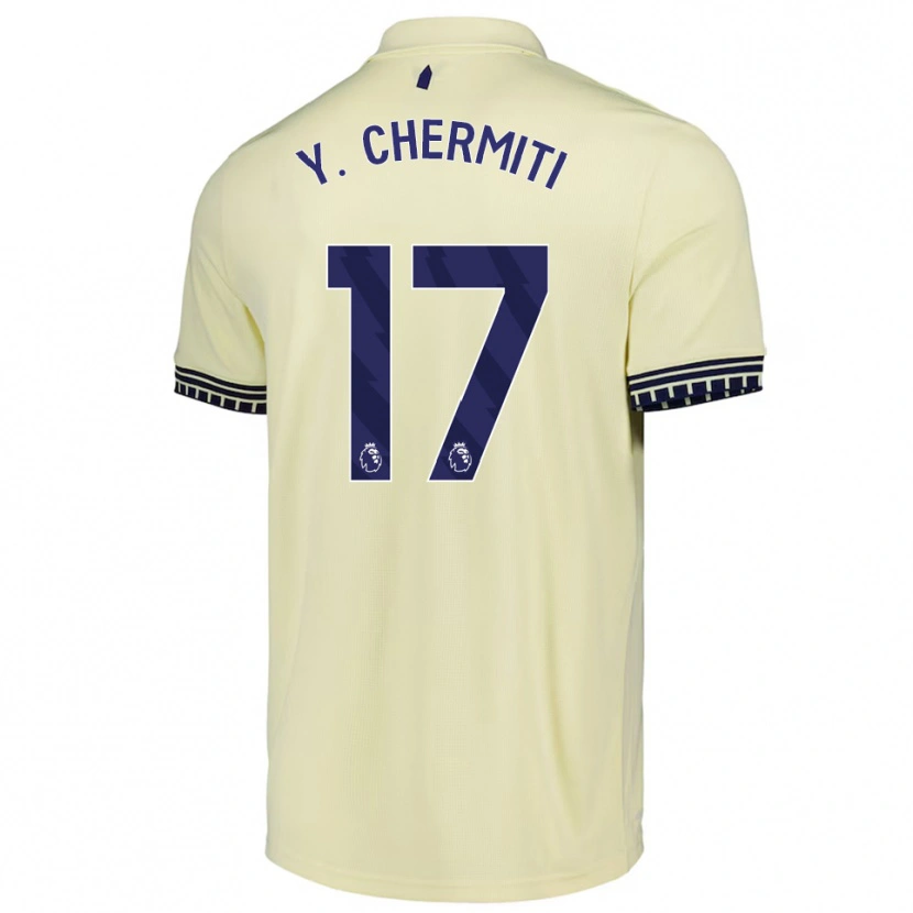 Danxen Damen Chermiti #17 Creme Weiß Schwarz Auswärtstrikot Trikot 2025/26 T-Shirt Österreich