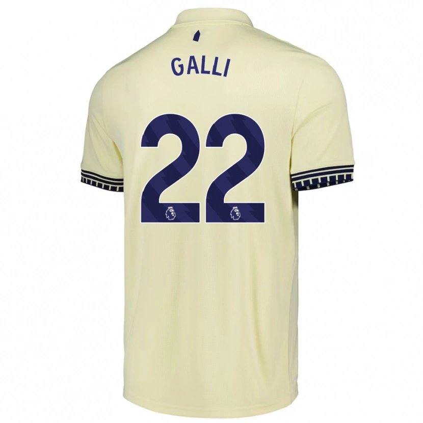 Danxen Damen Aurora Galli #22 Creme Weiß Schwarz Auswärtstrikot Trikot 2025/26 T-Shirt Österreich