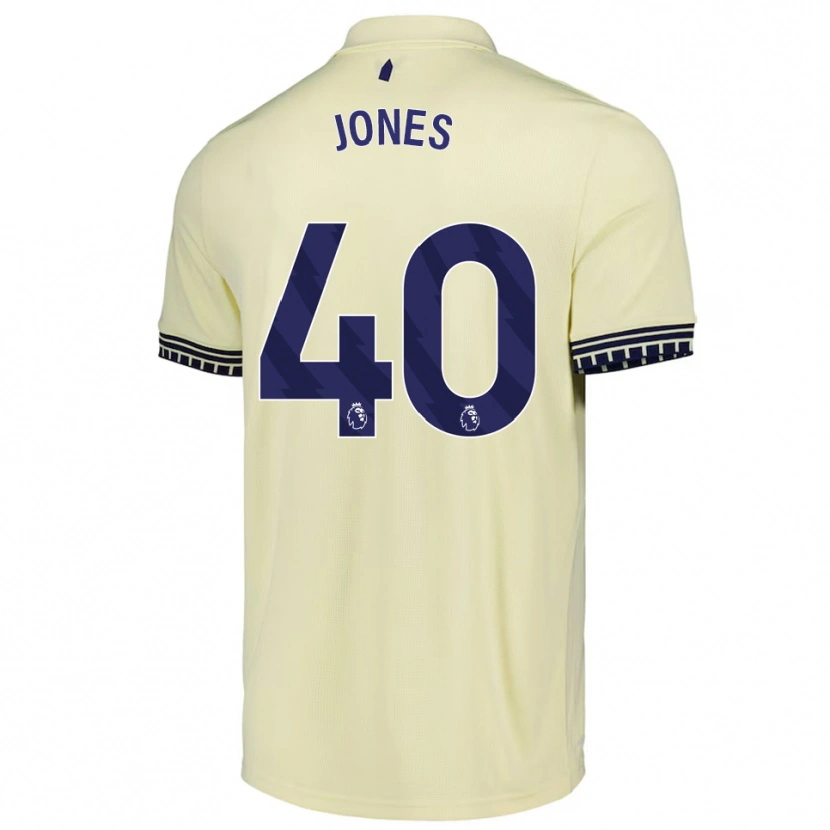 Danxen Damen Ellie Jones #40 Creme Weiß Schwarz Auswärtstrikot Trikot 2025/26 T-Shirt Österreich