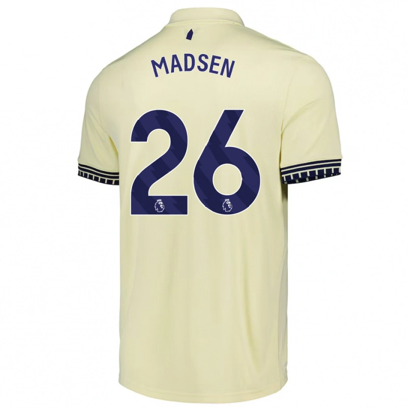 Danxen Damen Rikke Madsen #26 Creme Weiß Schwarz Auswärtstrikot Trikot 2025/26 T-Shirt Österreich