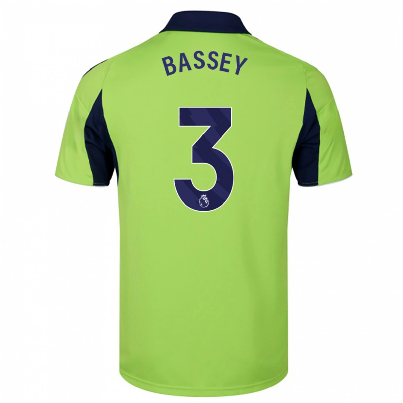 Danxen Damen Calvin Bassey #3 Grün Marineblau Weiß Auswärtstrikot Trikot 2025/26 T-Shirt Österreich