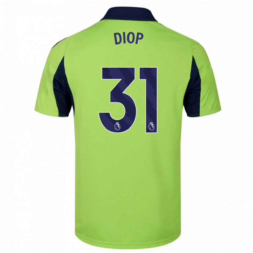 Danxen Damen Issa Diop #31 Grün Marineblau Weiß Auswärtstrikot Trikot 2025/26 T-Shirt Österreich