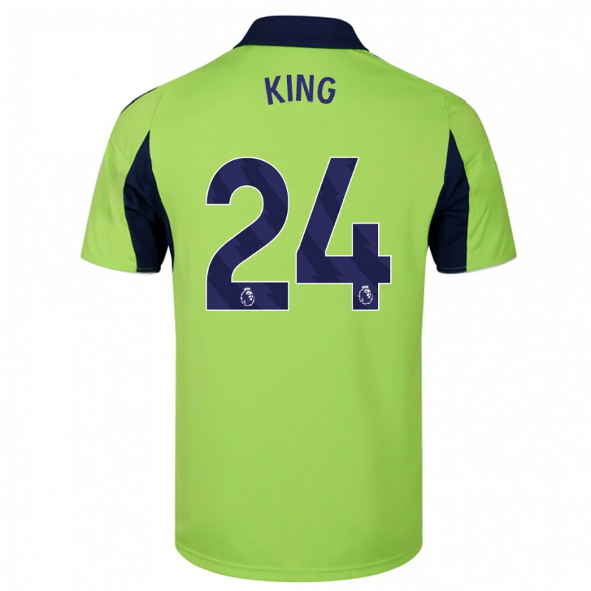 Danxen Damen Josh King #24 Grün Marineblau Weiß Auswärtstrikot Trikot 2025/26 T-Shirt Österreich