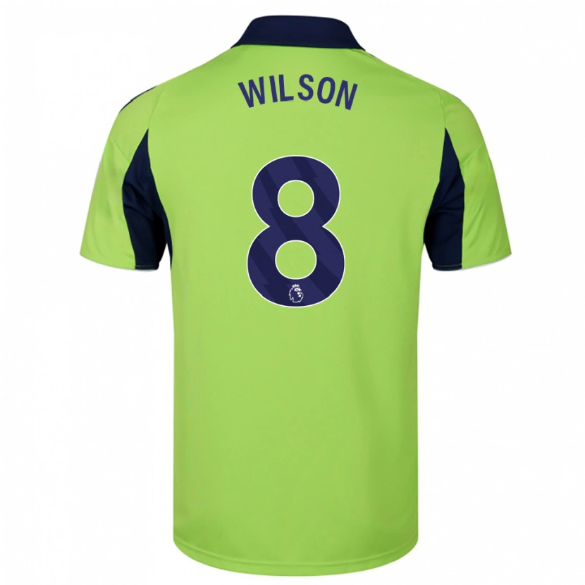 Danxen Damen Harry Wilson #8 Grün Marineblau Weiß Auswärtstrikot Trikot 2025/26 T-Shirt Österreich
