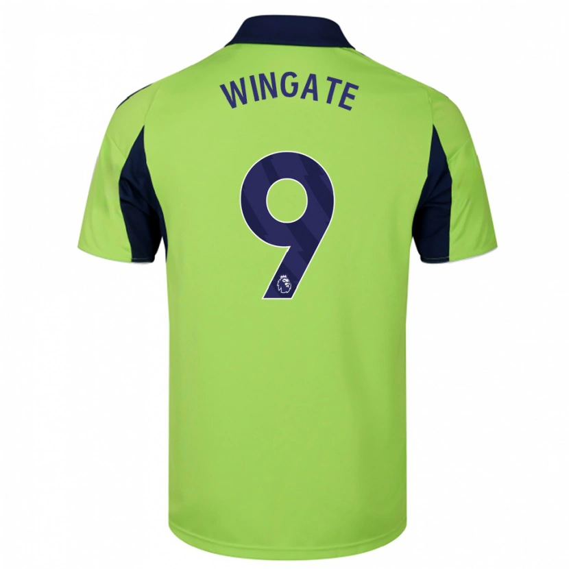 Danxen Damen Tom Wingate #9 Grün Marineblau Weiß Auswärtstrikot Trikot 2025/26 T-Shirt Österreich