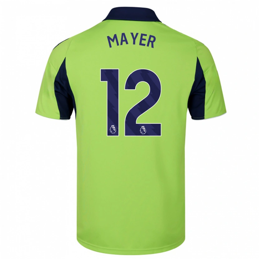 Danxen Damen Oliver Mayer #12 Grün Marineblau Weiß Auswärtstrikot Trikot 2025/26 T-Shirt Österreich