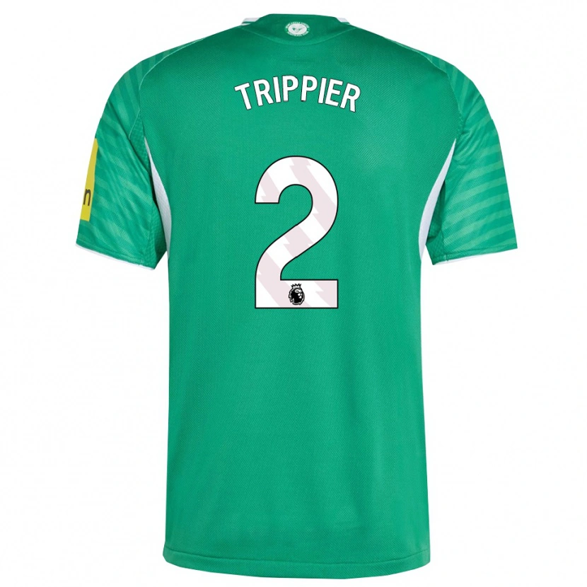 Danxen Damen Kieran Trippier #2 Grün Weiß Auswärtstrikot Trikot 2025/26 T-Shirt Österreich