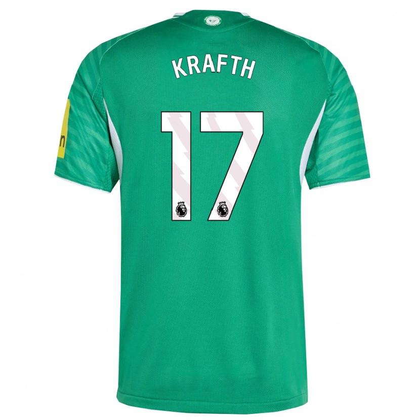 Danxen Damen Emil Krafth #17 Grün Weiß Auswärtstrikot Trikot 2025/26 T-Shirt Österreich