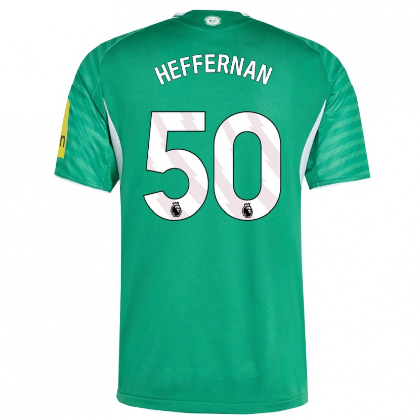 Danxen Damen Cathal Heffernan #50 Grün Weiß Auswärtstrikot Trikot 2025/26 T-Shirt Österreich
