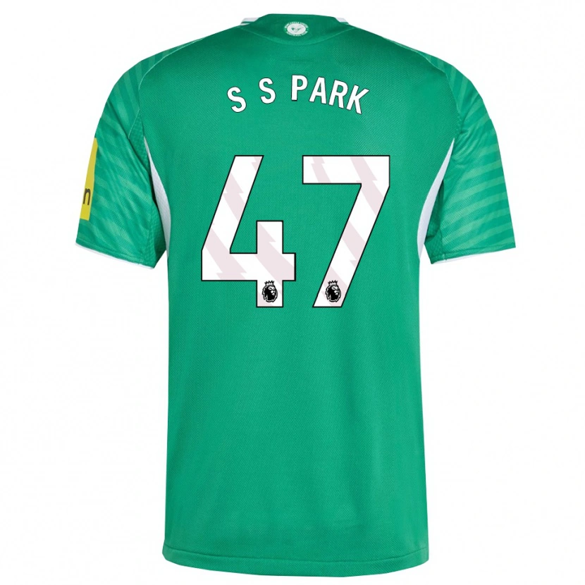 Danxen Damen Seung-Soo Park #47 Grün Weiß Auswärtstrikot Trikot 2025/26 T-Shirt Österreich
