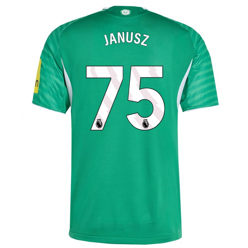 Danxen Damen Adrian Janusz #75 Grün Weiß Auswärtstrikot Trikot 2025/26 T-Shirt Österreich