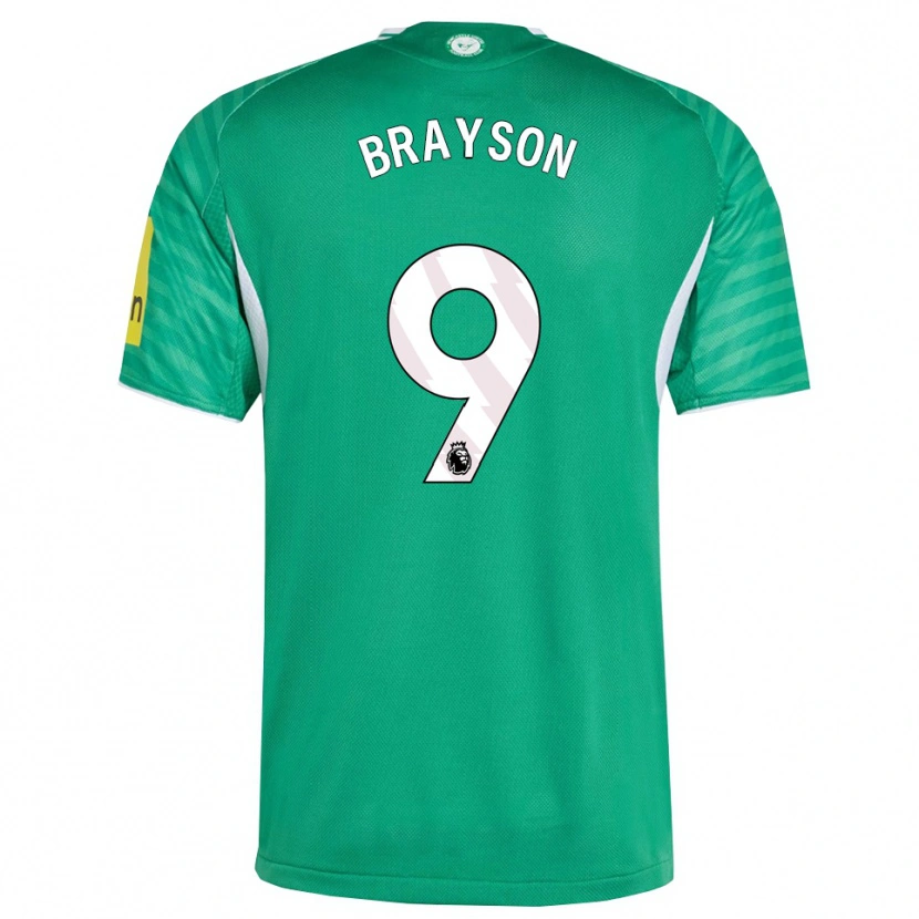 Danxen Damen Joe Brayson #9 Grün Weiß Auswärtstrikot Trikot 2025/26 T-Shirt Österreich
