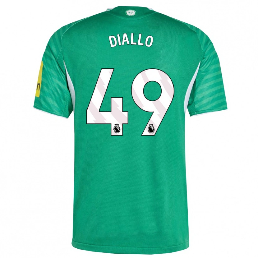 Danxen Damen Amadou Diallo #49 Grün Weiß Auswärtstrikot Trikot 2025/26 T-Shirt Österreich