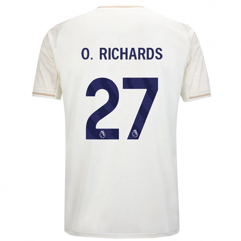 Danxen Damen Omar Richards #27 Creme Weiß Schwarz Auswärtstrikot Trikot 2025/26 T-Shirt Österreich