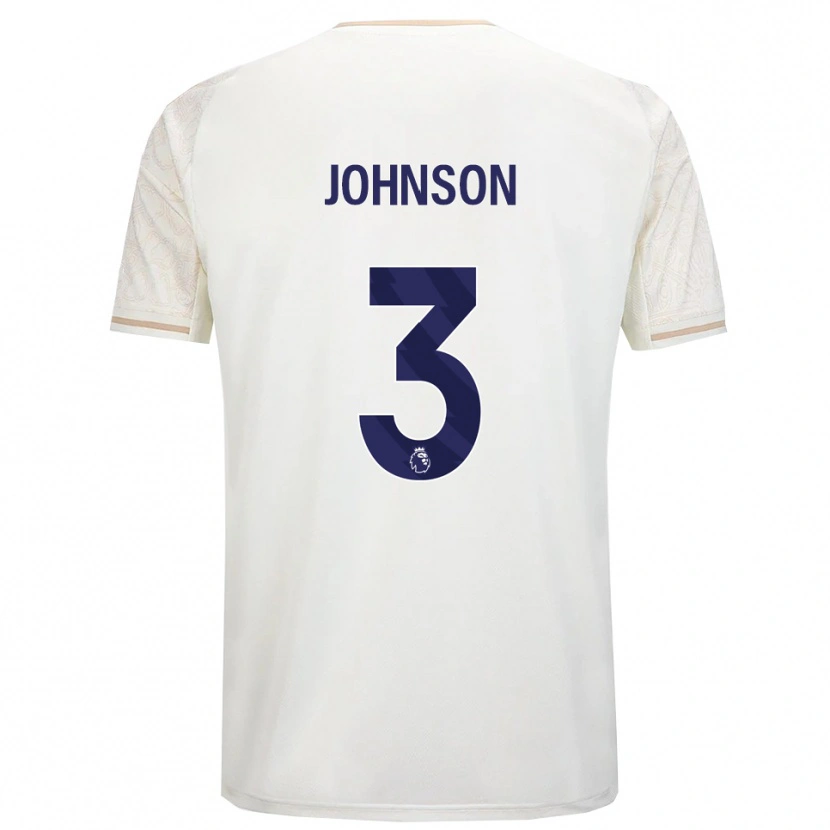 Danxen Damen Nat Johnson #3 Creme Weiß Schwarz Auswärtstrikot Trikot 2025/26 T-Shirt Österreich