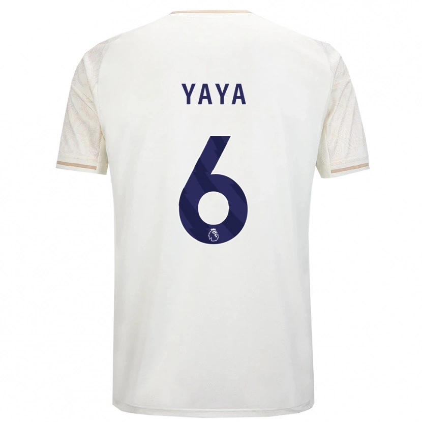 Danxen Damen Cherif Yaya #6 Creme Weiß Schwarz Auswärtstrikot Trikot 2025/26 T-Shirt Österreich