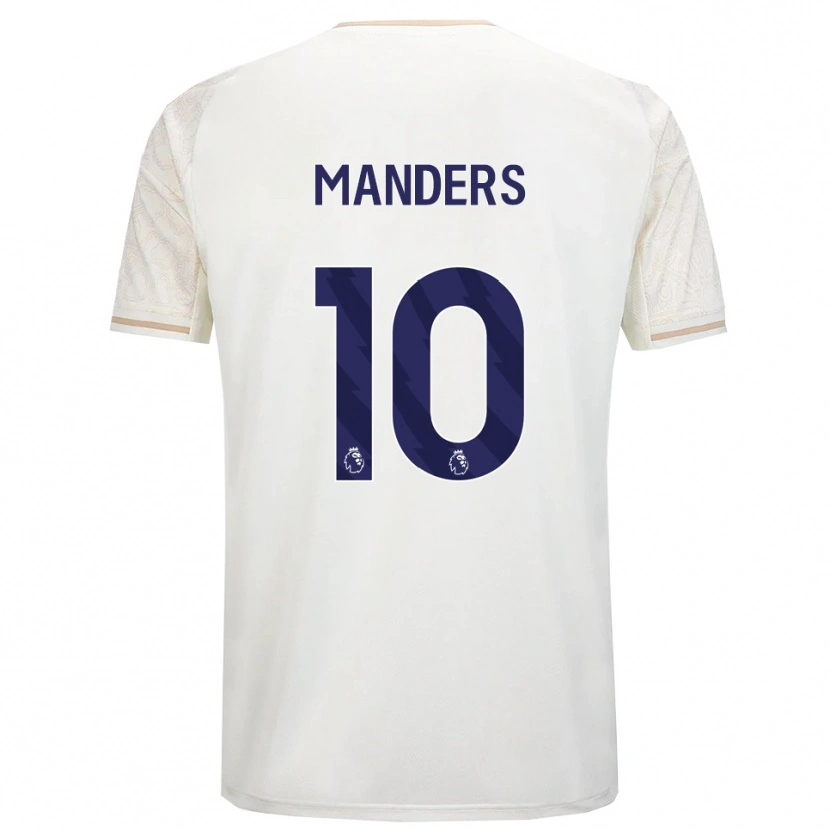 Danxen Damen Holly Manders #10 Creme Weiß Schwarz Auswärtstrikot Trikot 2025/26 T-Shirt Österreich