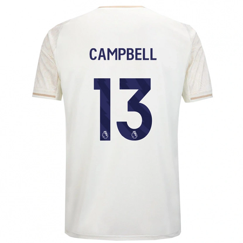 Danxen Damen Luke Campbell #13 Creme Weiß Schwarz Auswärtstrikot Trikot 2025/26 T-Shirt Österreich