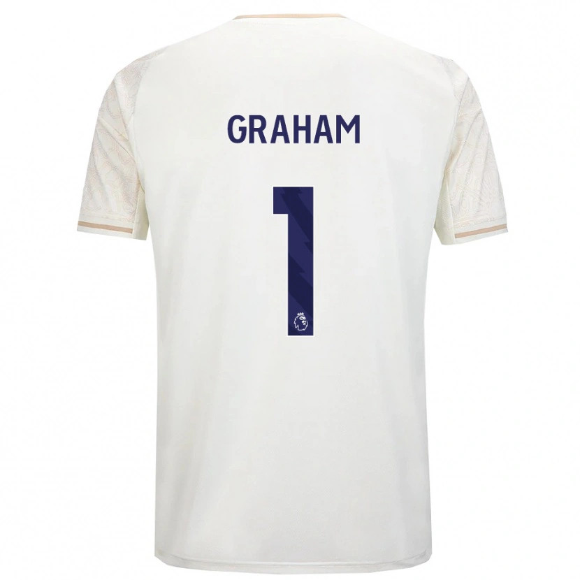 Danxen Damen Ally Graham #1 Creme Weiß Schwarz Auswärtstrikot Trikot 2025/26 T-Shirt Österreich