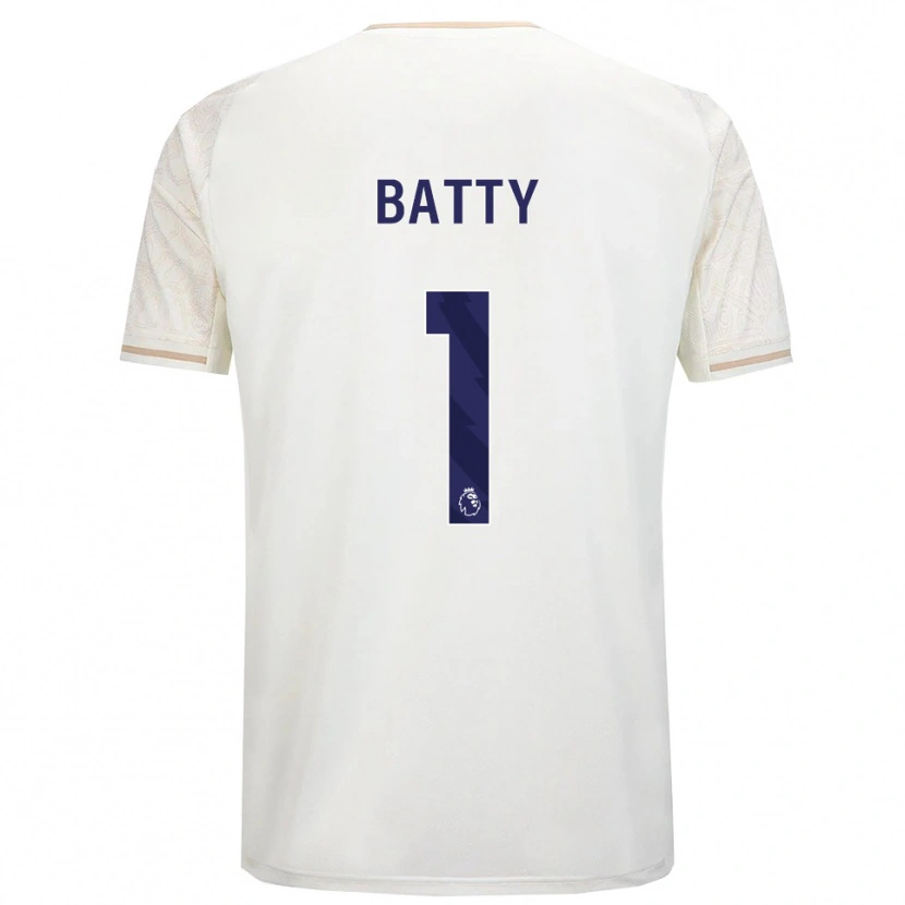 Danxen Damen Emily Batty #1 Creme Weiß Schwarz Auswärtstrikot Trikot 2025/26 T-Shirt Österreich
