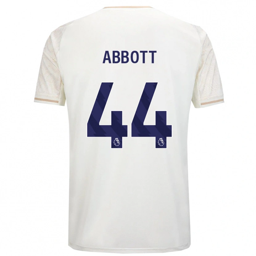 Danxen Damen Zach Abbott #44 Creme Weiß Schwarz Auswärtstrikot Trikot 2025/26 T-Shirt Österreich