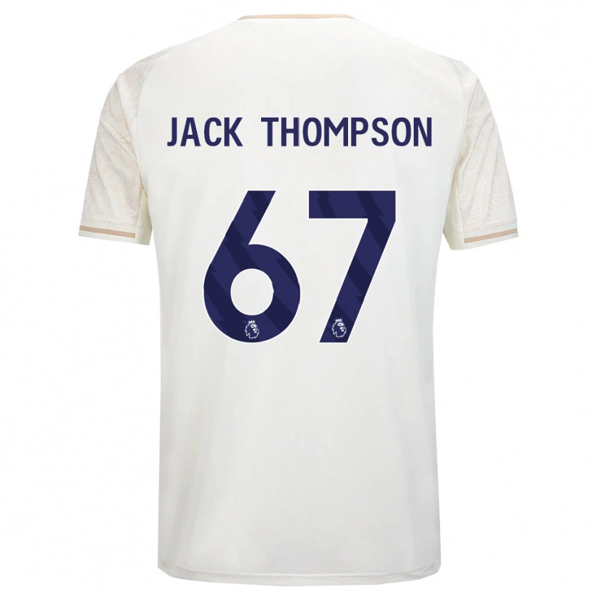 Danxen Damen Jack Thompson #67 Creme Weiß Schwarz Auswärtstrikot Trikot 2025/26 T-Shirt Österreich