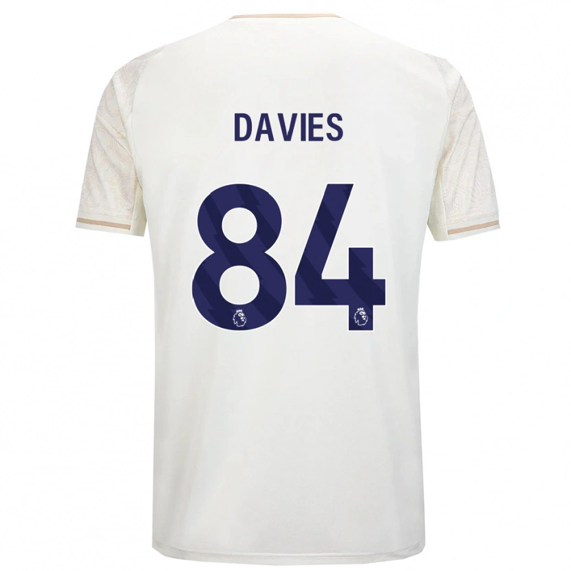 Danxen Damen Isaac Davies #84 Creme Weiß Schwarz Auswärtstrikot Trikot 2025/26 T-Shirt Österreich