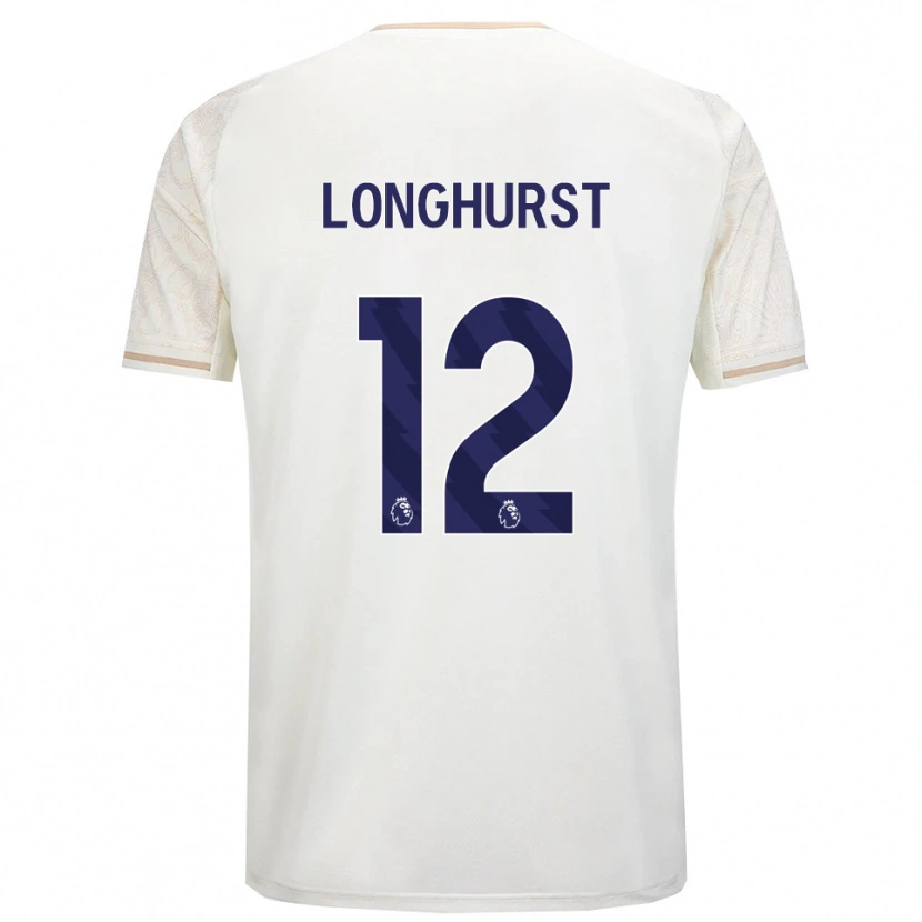 Danxen Damen Kate Longhurst #12 Creme Weiß Schwarz Auswärtstrikot Trikot 2025/26 T-Shirt Österreich