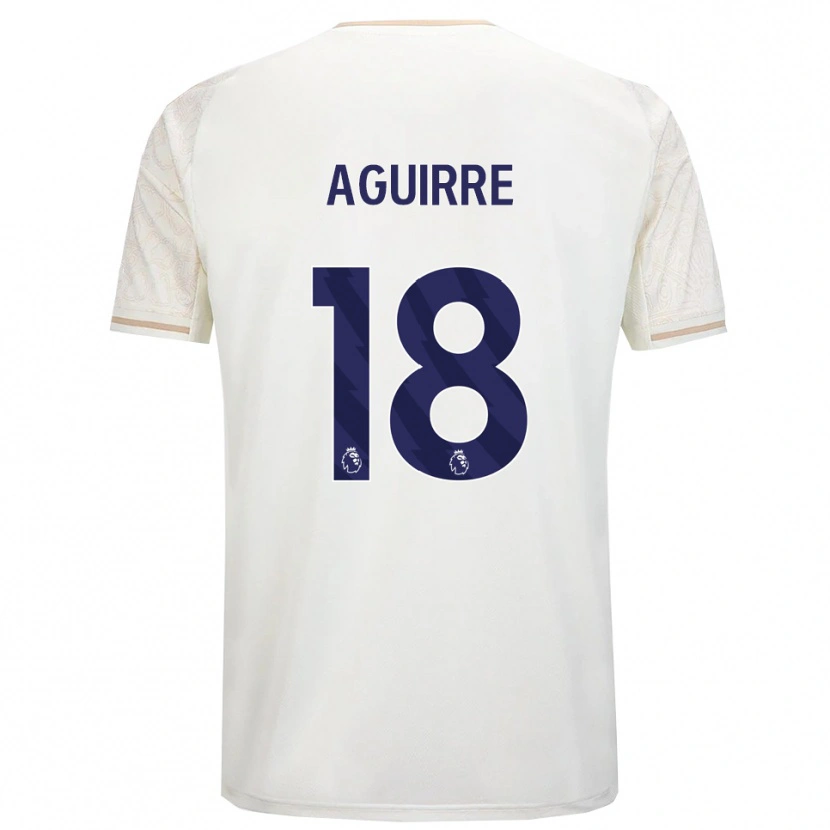 Danxen Damen Aja Aguirre #18 Creme Weiß Schwarz Auswärtstrikot Trikot 2025/26 T-Shirt Österreich