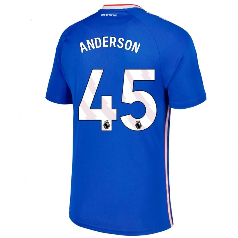 Danxen Damen Joe Anderson #45 Blau Weiß Auswärtstrikot Trikot 2025/26 T-Shirt Österreich