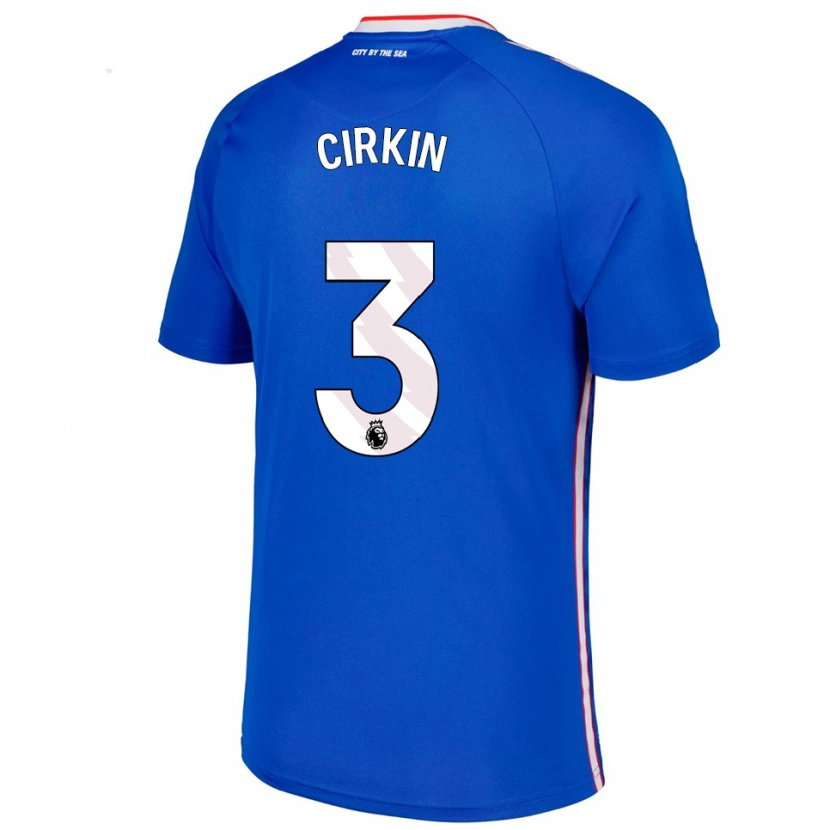 Danxen Damen Dennis Cirkin #3 Blau Weiß Auswärtstrikot Trikot 2025/26 T-Shirt Österreich