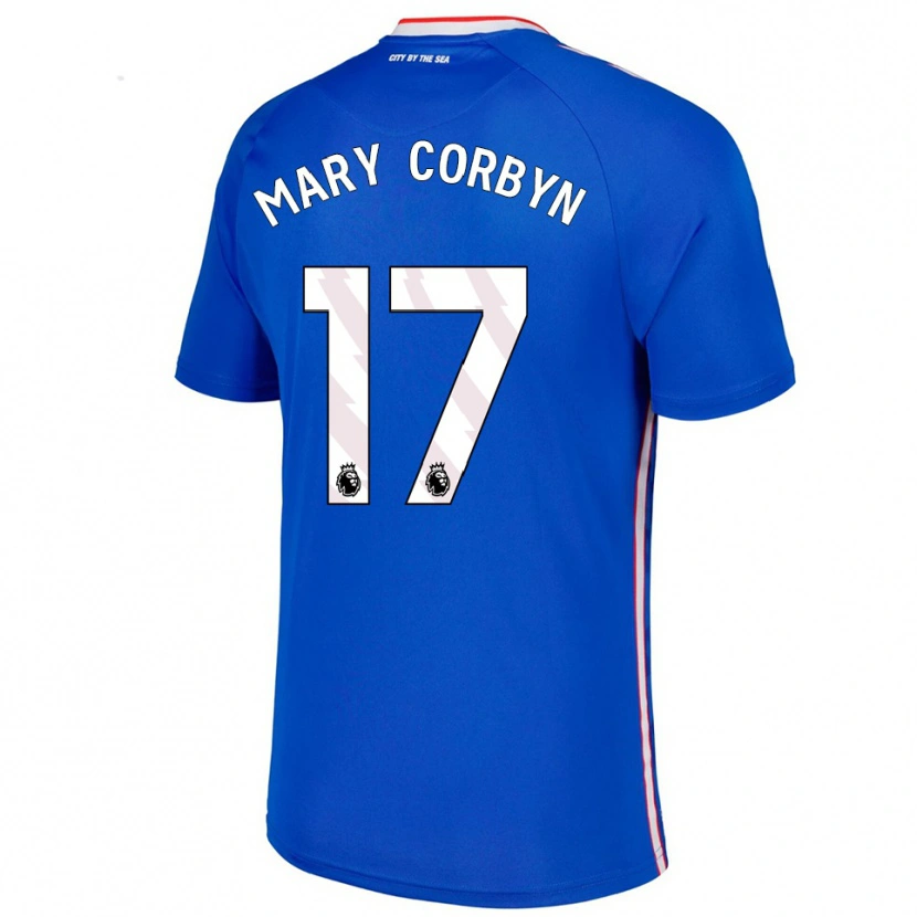 Danxen Damen Mary Corbyn #17 Blau Weiß Auswärtstrikot Trikot 2025/26 T-Shirt Österreich