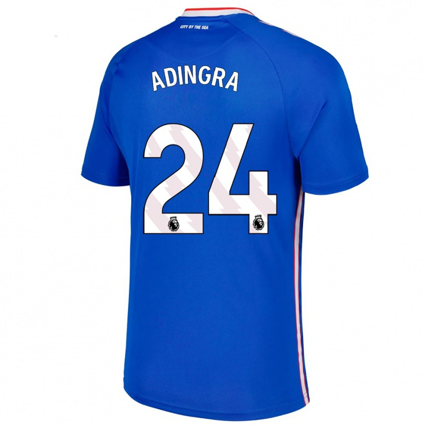 Danxen Damen Simon Adingra #24 Blau Weiß Auswärtstrikot Trikot 2025/26 T-Shirt Österreich