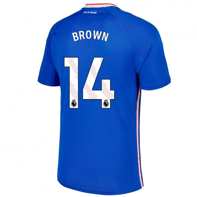 Danxen Damen Jay Brown #14 Blau Weiß Auswärtstrikot Trikot 2025/26 T-Shirt Österreich