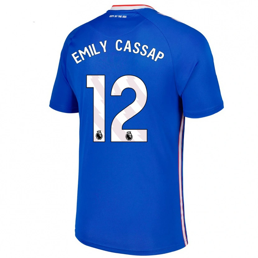 Danxen Damen Emily Cassap #12 Blau Weiß Auswärtstrikot Trikot 2025/26 T-Shirt Österreich