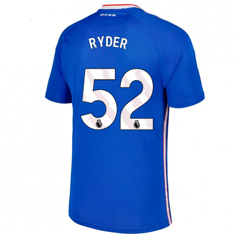 Danxen Damen Joe Ryder #52 Blau Weiß Auswärtstrikot Trikot 2025/26 T-Shirt Österreich