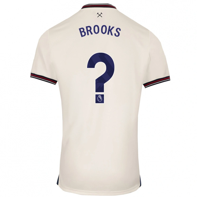 Danxen Damen Connor Brooks #0 Creme Weiß Auswärtstrikot Trikot 2025/26 T-Shirt Österreich