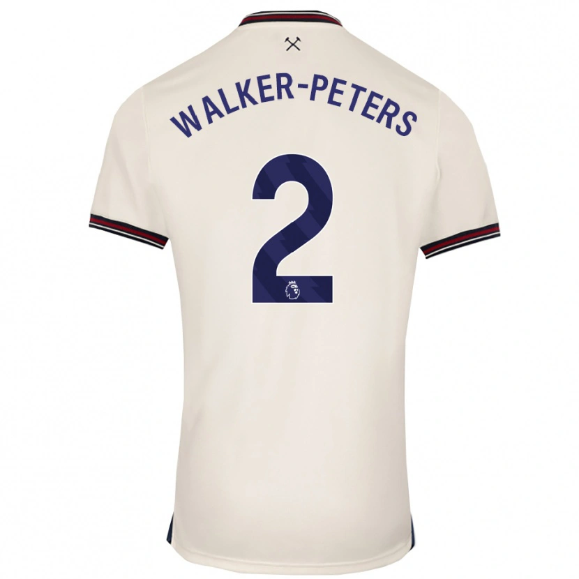 Danxen Damen Kyle Walker-Peters #2 Creme Weiß Auswärtstrikot Trikot 2025/26 T-Shirt Österreich