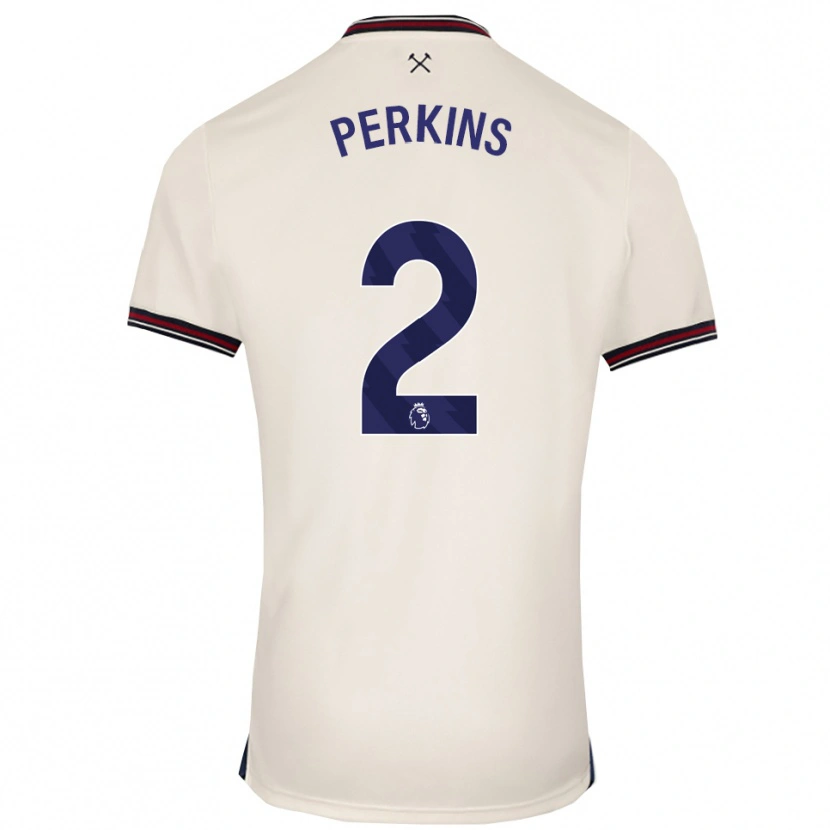 Danxen Damen Vinnie Perkins #2 Creme Weiß Auswärtstrikot Trikot 2025/26 T-Shirt Österreich