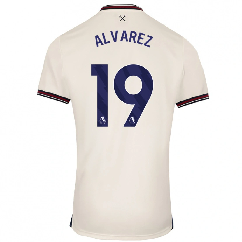 Danxen Damen Edson Álvarez #19 Creme Weiß Auswärtstrikot Trikot 2025/26 T-Shirt Österreich