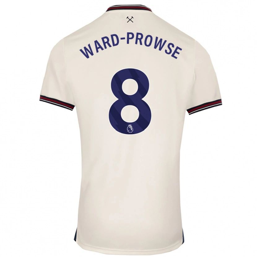 Danxen Damen James Ward-Prowse #8 Creme Weiß Auswärtstrikot Trikot 2025/26 T-Shirt Österreich