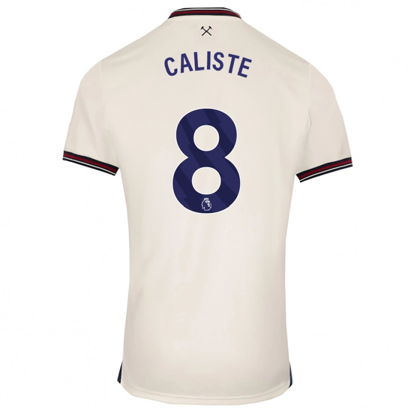 Danxen Damen Gabriel Caliste #8 Creme Weiß Auswärtstrikot Trikot 2025/26 T-Shirt Österreich
