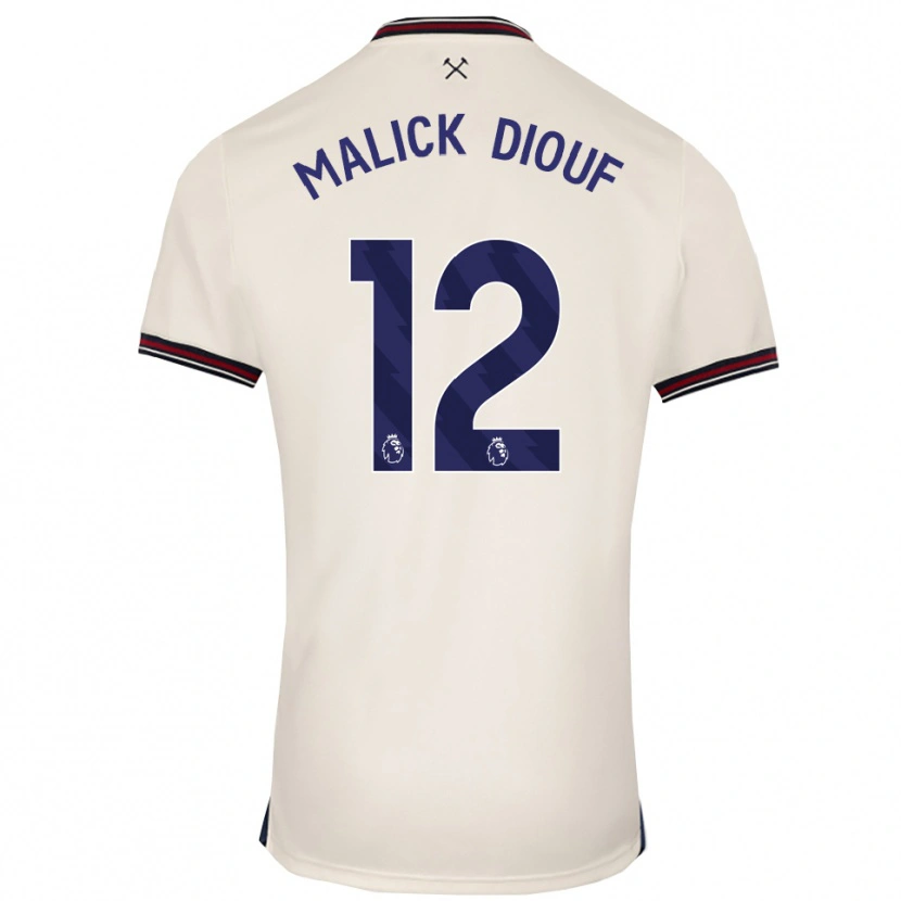 Danxen Damen El Hadji Malick Diouf #12 Creme Weiß Auswärtstrikot Trikot 2025/26 T-Shirt Österreich
