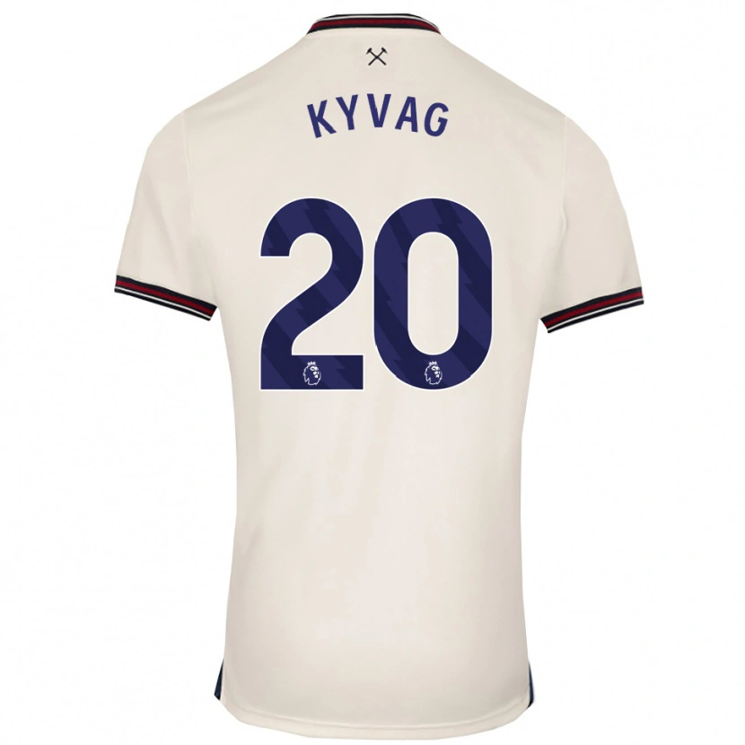 Danxen Damen Thea Kyvag #20 Creme Weiß Auswärtstrikot Trikot 2025/26 T-Shirt Österreich